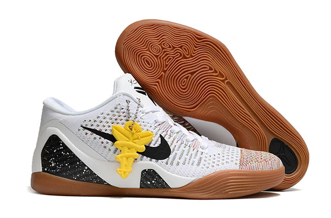 Men's Running Weapon Kobe 9 White/Black Shoes 095